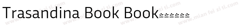 Trasandina Book Book字体转换